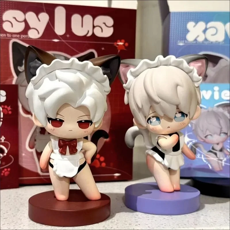 Hot Echte Hohe Qualität Liebe Und Deepspace Anime Q Version Qi Yu Shen Xinghui Qin Che Figur Tabletop Ornament Trendy Spielen Geschenk