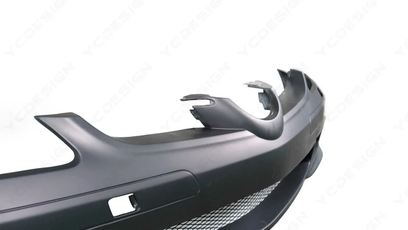 Car-Styling FRP Fiber Glass Front Bumper Bar Fit For 2005-2011 R171 SLK Class AMG Style Front Bumper with Fog Lamp