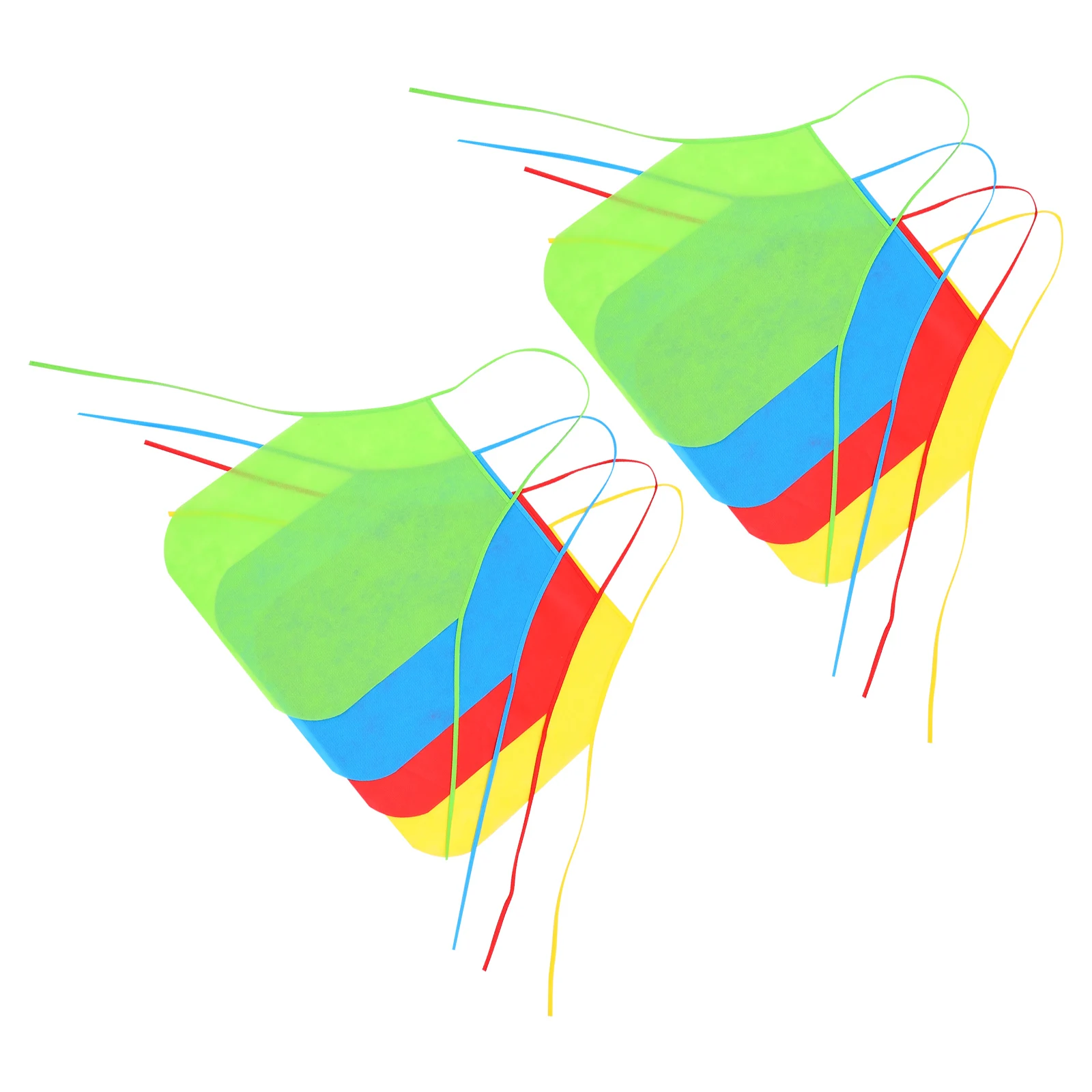 

8pcs Kids Waterproof Painting Apron Anti-Stain Drawing Smock Easy Clean Cooking Baking Creative Activities Children