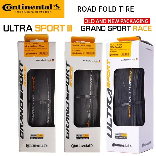 Continental-neumático de carretera ULTRA Sport III y GRAND Sport Race, accesorio plegable de grava, Extra 700 X 23C /25C/28C