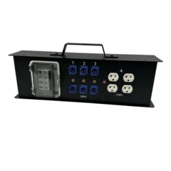 Customizable  L14-30 to Powercon 220V Edison 110V Portable Socket Power Distro Box