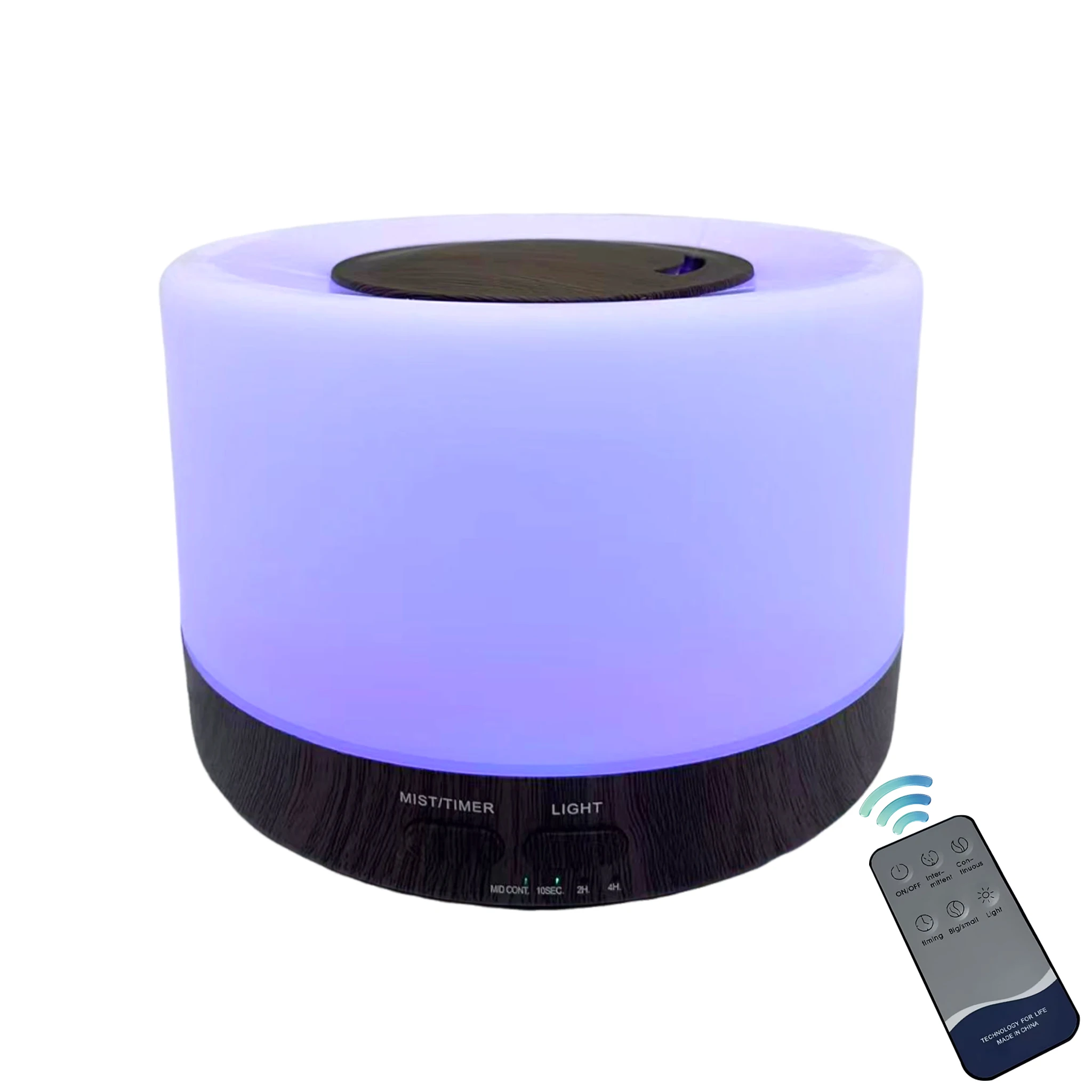 

700ml New Essential Oil Diffuser Remote Control Aroma Diffuser Quiet Mist Air Humidifier Desktop Ultrasonic Humidifier Colorful