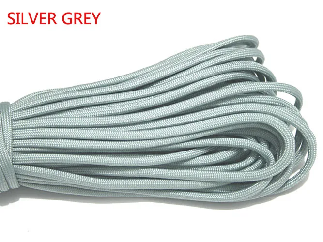 1 Stück 550 Paracord Fallschirmschnur Lanyard Mil Spec Typ III 7 Strang Kern 100 FT 27 Farben zum Klettern Camping/Armband – Detail 13