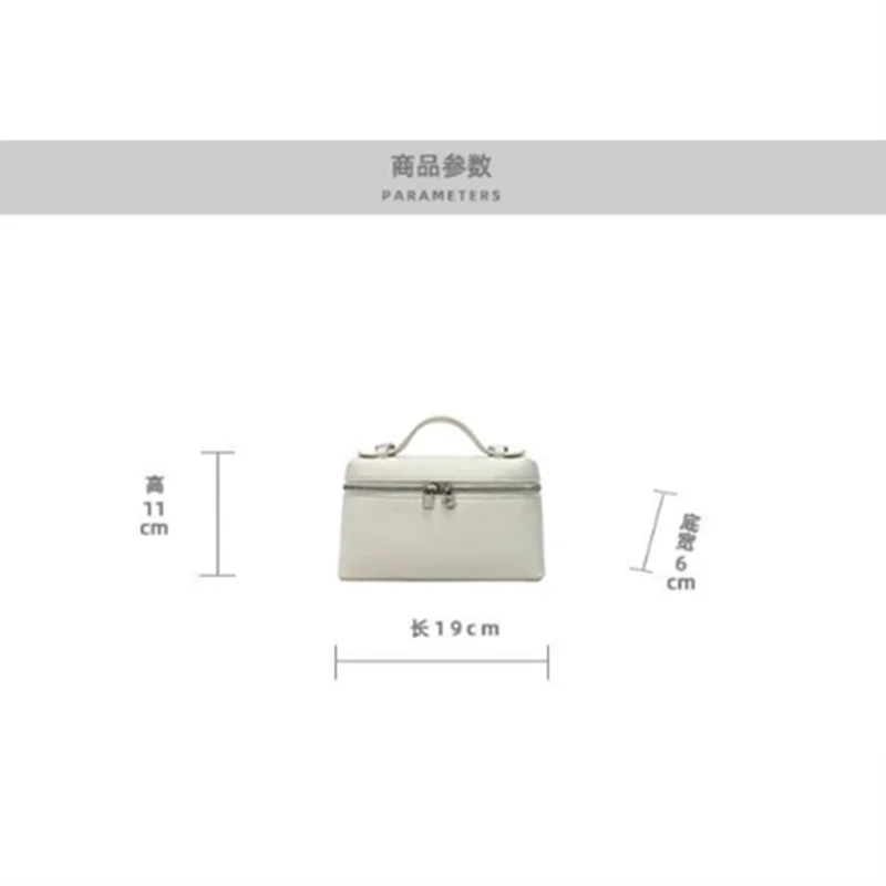 Fashion Litchi Grain Small Shoulder Bag Portable Commuter Phone Storage Crossbody Bags PU Zipper Versatile Simple Handbags