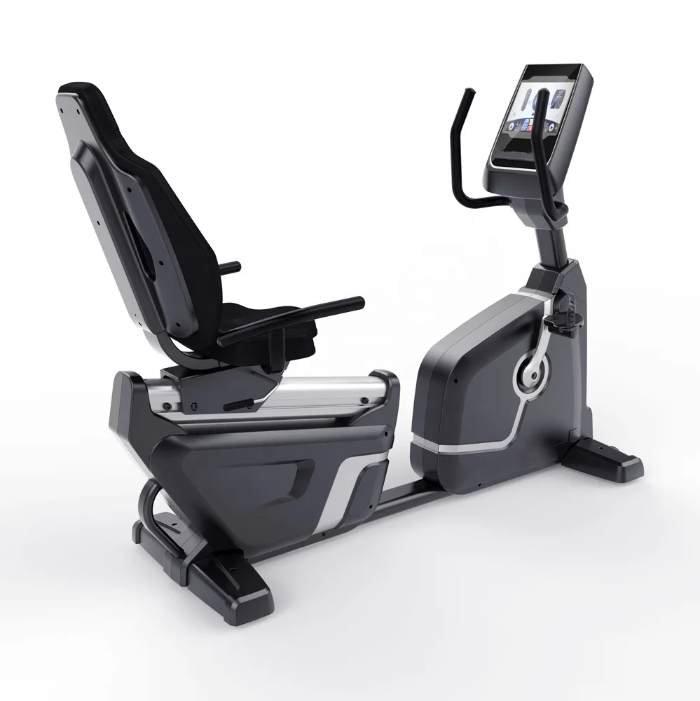 

Certificated Commercial Recumbent Bike with 10.1'' Touch Screen
