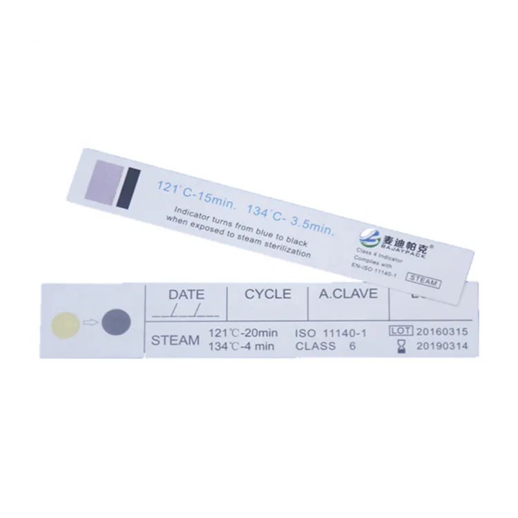 Medical Consumables Chemical Indicator Strip Steam Sterilization Chemical Indicator Strip