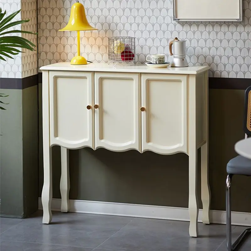 American solid wood porch cabinet, living room entry, foyer aisle, decorative cabinet, simple and retro