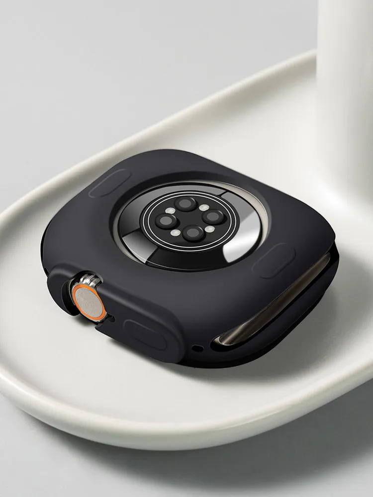 Stoßfestes Gehäuse für Apple Watch Ultra 4 3 2 49 mm, TPU-Silikonhülle, Schutzrahmen, Schutzabdeckung für iWatch Series Ultra 4, Smart-Zubehör.
