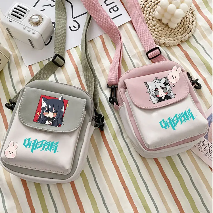 Arknights Game Merchandise 2D Amiya Crossbody Single Shoulder Mini Women's Travel Bag Anime