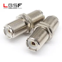 Connector UHF-KKY adapter UHF mother to UHF mother belt nut gasket all copper large quantity and excellent price