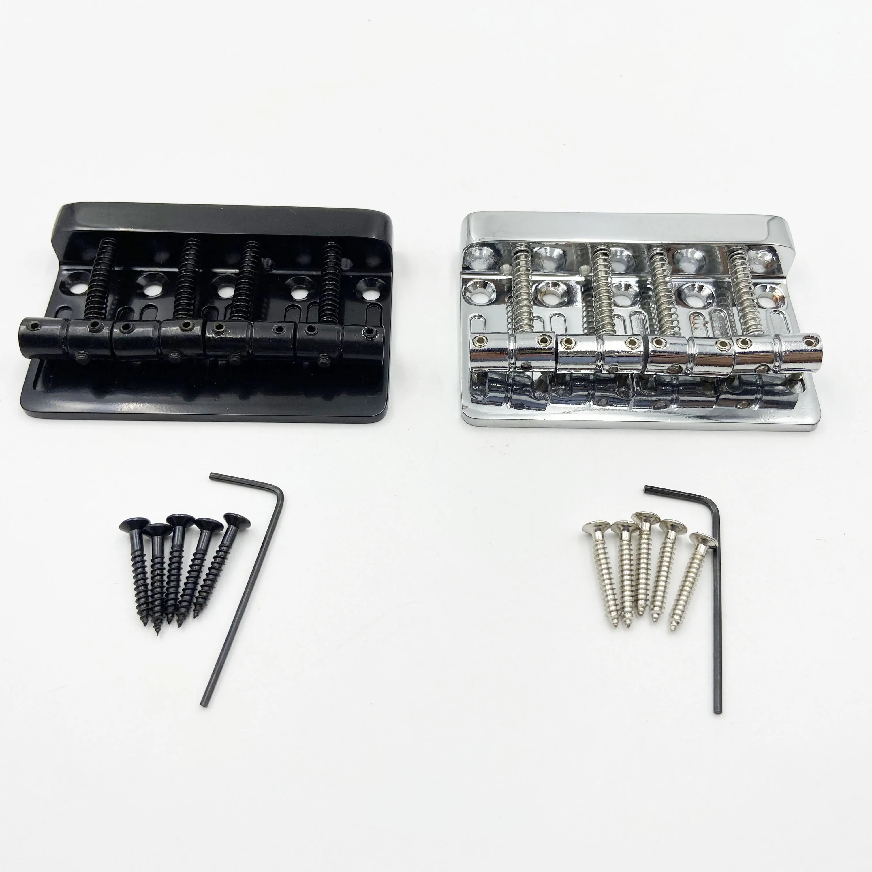 4-string Electric Bass Bridge Thickened 4-string Zinc Alloy Bass Bridge Drawstring Plate Bridge Fixed Antique Guitar Accessorie