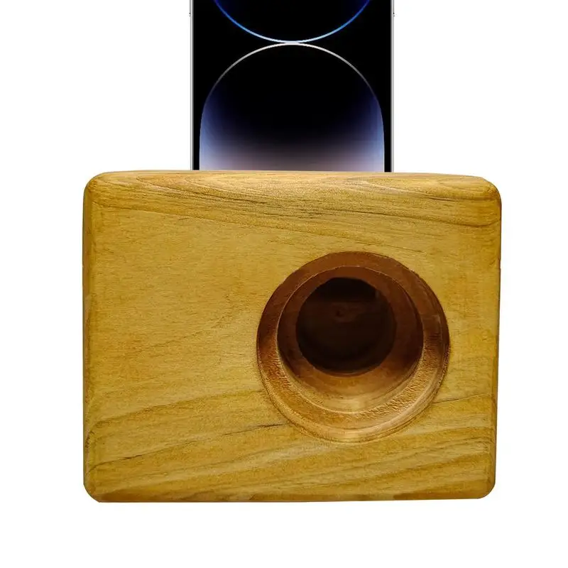 

Cell Phone Sound Amplifier Phone Holder Amplifier Stand Desk Decor Sound Stand Sound Amplifier Wooden Crafts Cell Phone Stand