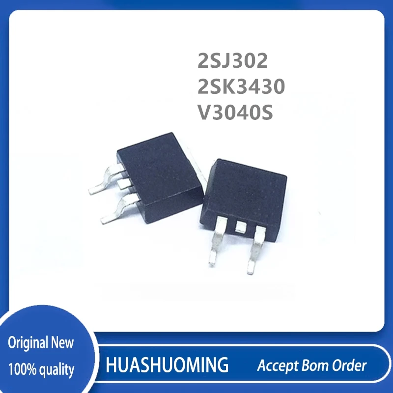 10Pcs/Lot  J302 2SJ302  K3430 2SK3430 V3040S V3040  TO-263