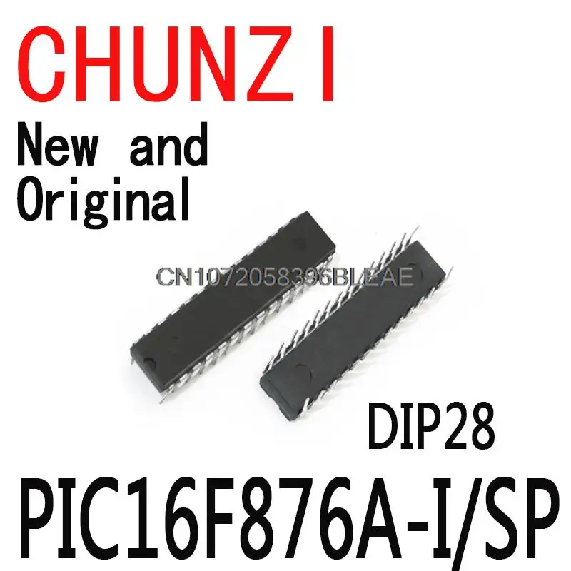 1PCS Nieuwe en Originele PIC16F876A 16F876A DIP28 PIC16F876A-I/SP