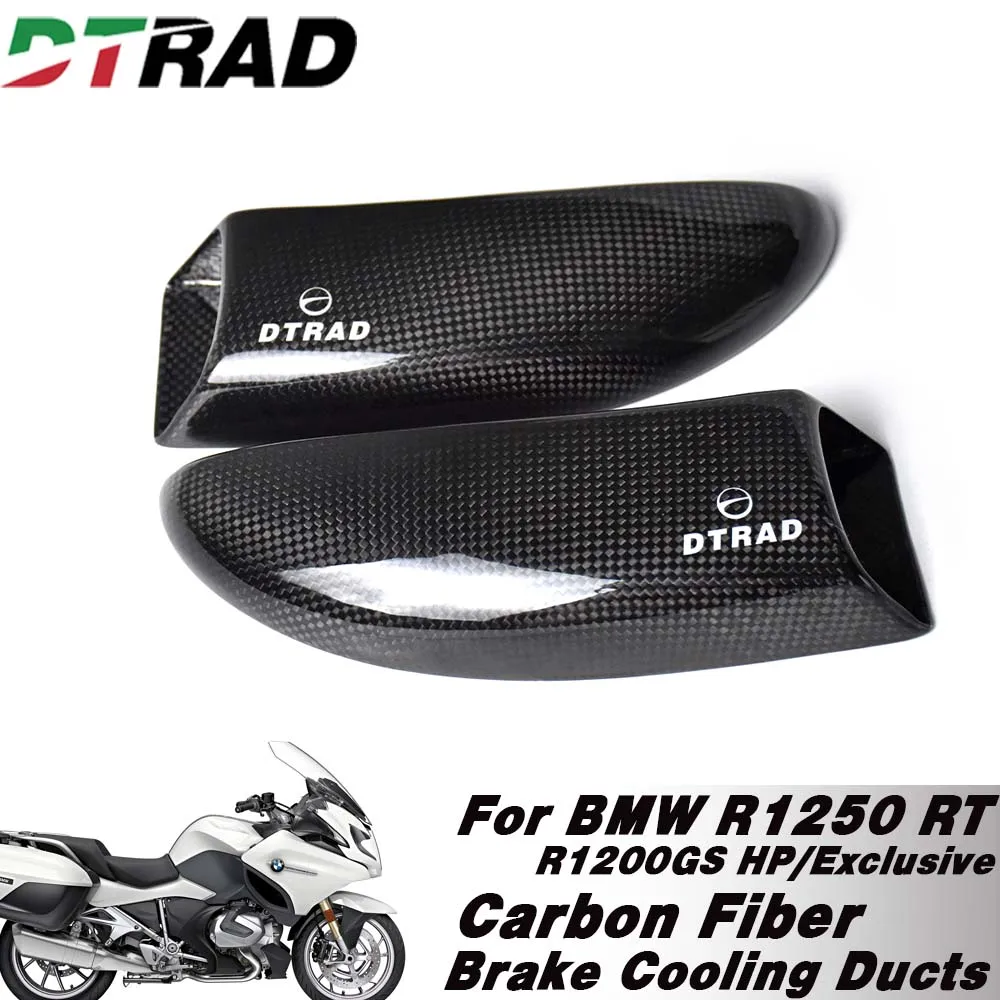 Carbon Fiber Front Brake Air Guide Cooling Ducts For BMW R1200GS HP/Exclusive 2019 R1250RT 2017-2019 Caliper Bracket Radiator