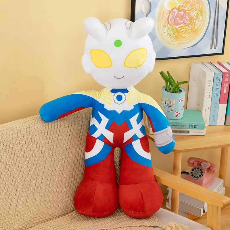 MINISO 40 см Ultraman Плюшева іграшка Лялька Сиродіга Велика лялька Дитяча комфортна лялька Спляча дитяча подушка для хлопчика Подарунок