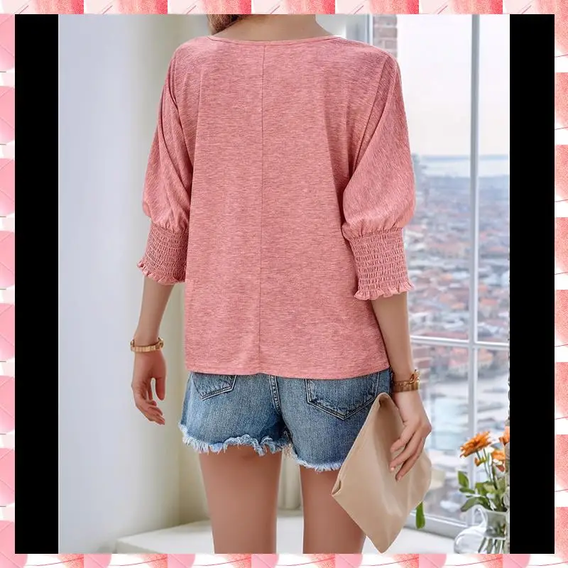 

Женские легкие повседневные туники с круглым вырезом, рубашки с длинными рукавами