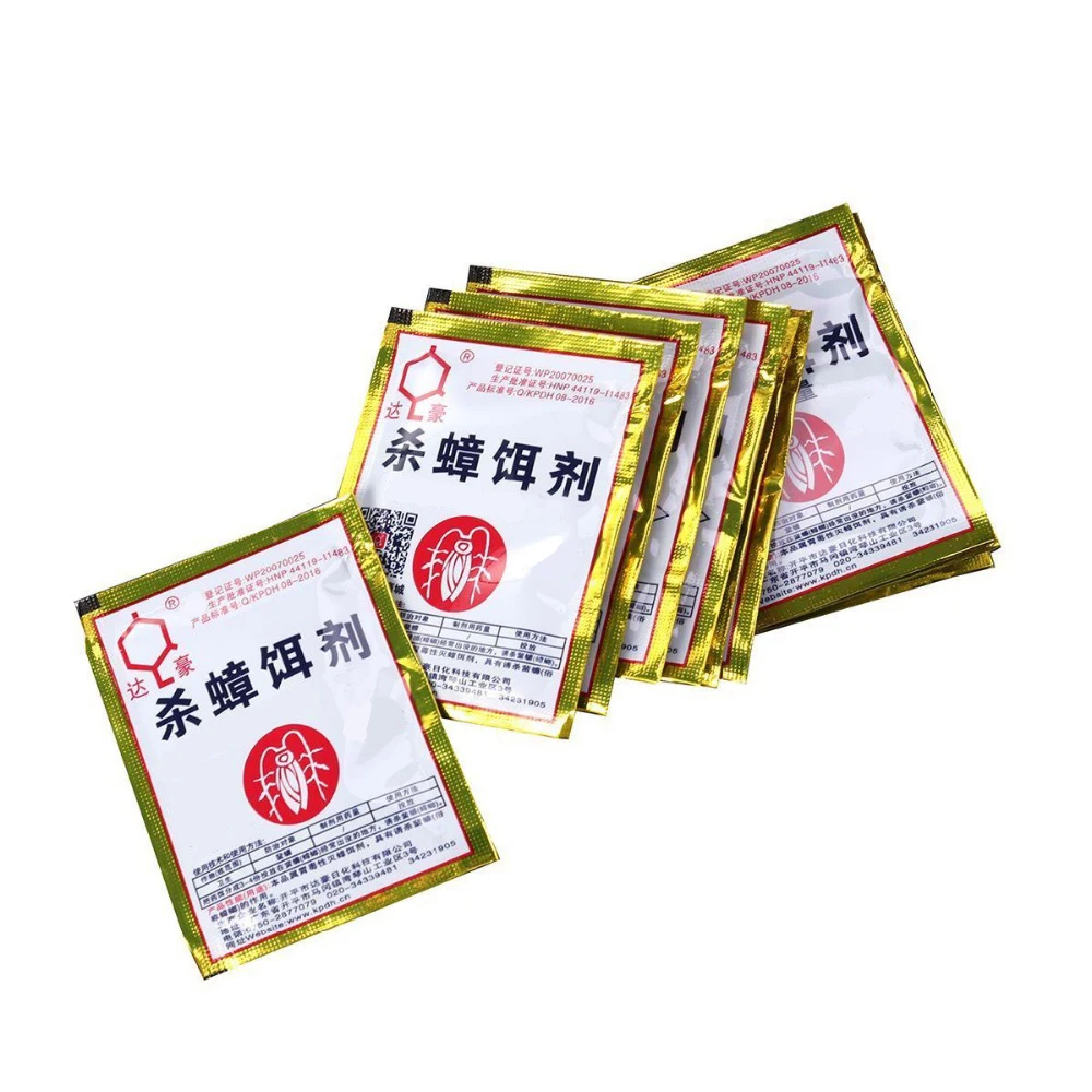 100Pcs 2% Cockroach Killer Baits Cockroach Killing Powder Repeller Trap Anti Pest Ants Spider Effective Pest Control Products