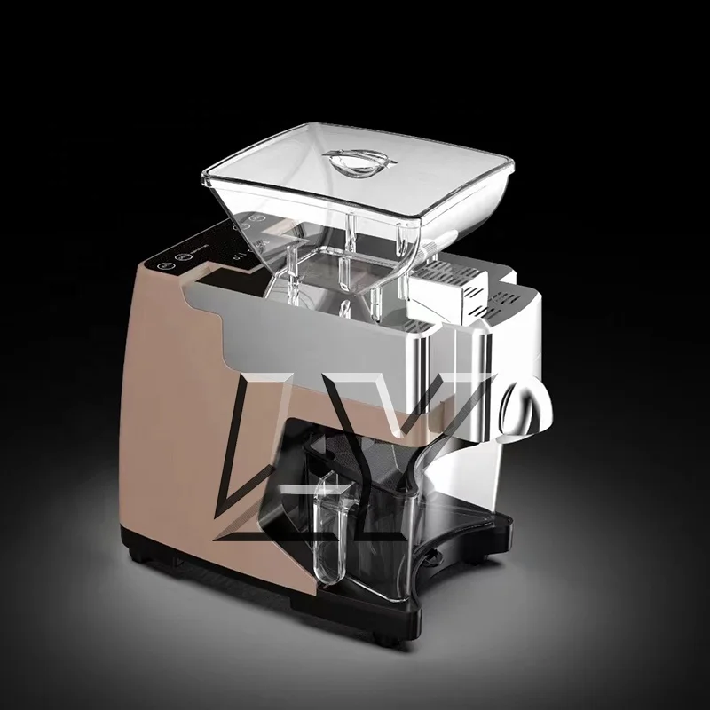 Small Mini Home Use Cheap Olive Avocado Sesame Coconut Intelligent Voice Cold Press Oil Press Machine