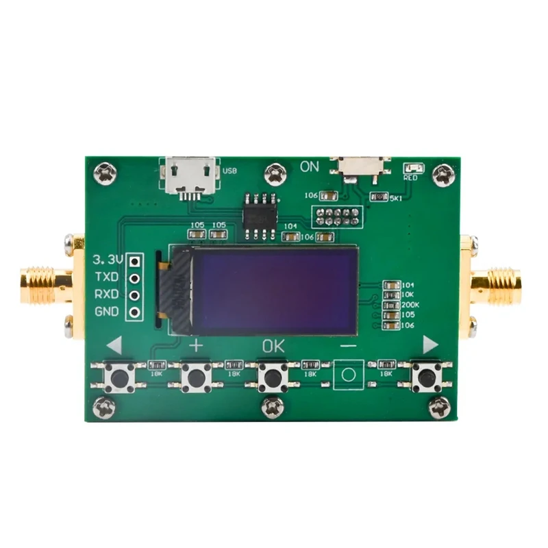 DC5V Digital RF Attenuator Module Component DC-6Ghz Parallel 0-31.75DB Programmable Attenuator CNC Housing RF Module Amplifier