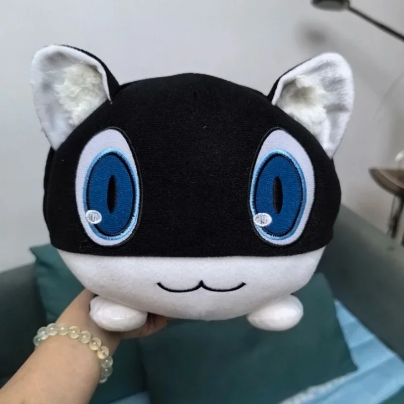 

40cm Anime P5 Morgana Plush Doll Game Black Cat Mona Cosplay Toy Stuffed Pillow for Gift