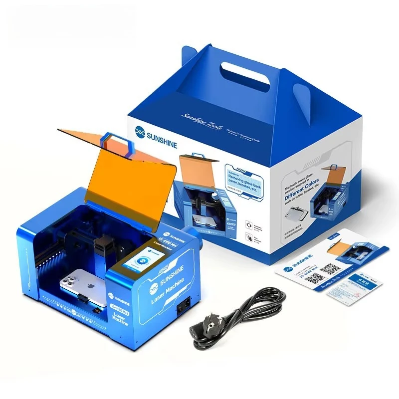 SUNSHINE SS-890B Mini Laser Machine Automatic Positioning Color-Aware for iPhone Android Back Glass Repair in Stock