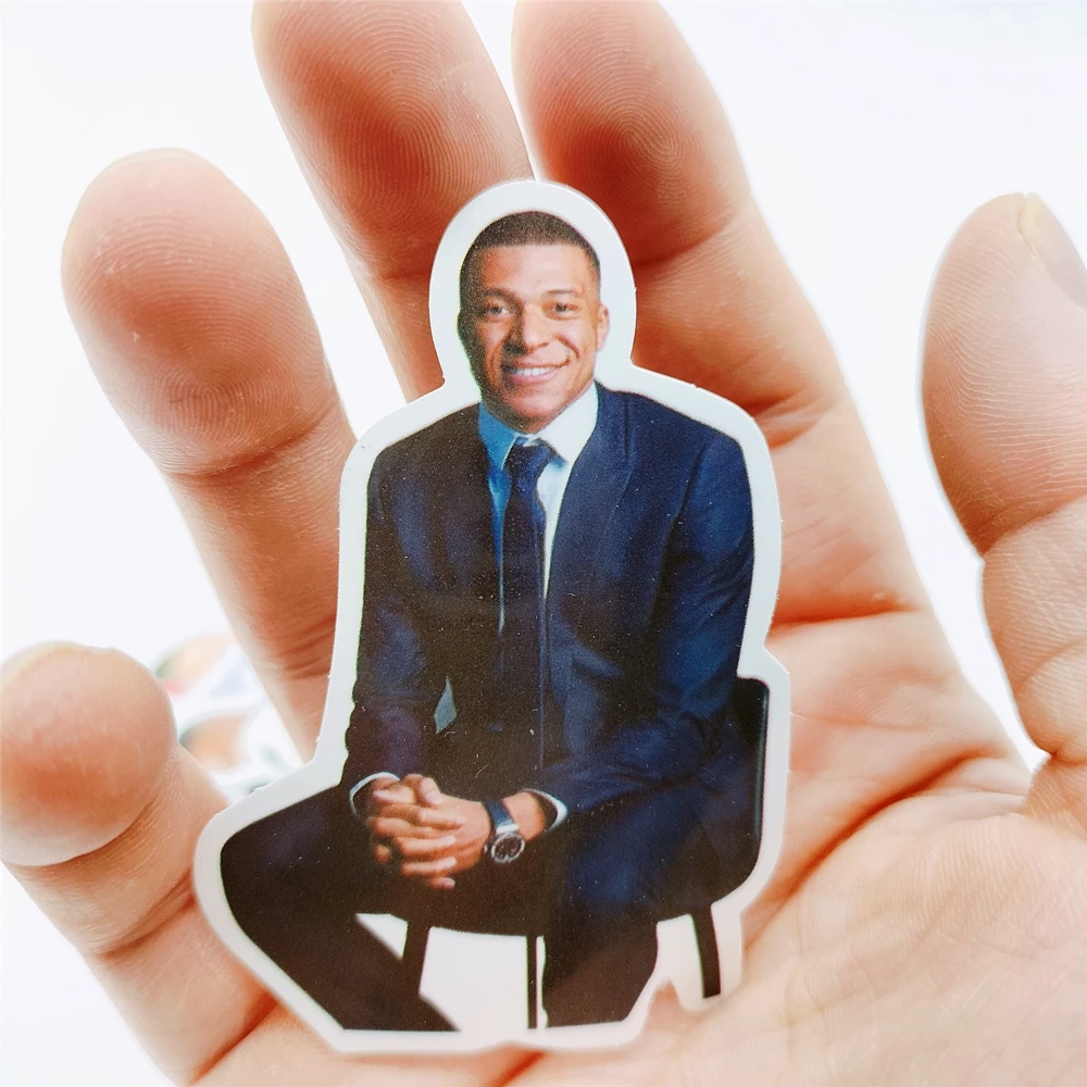 10/30/50Pcs Mbappe Stickers Vinyl Decal French Football Clubs Skateboard Luggage Bicycle Phone Laptop Notebook Wall Stickers