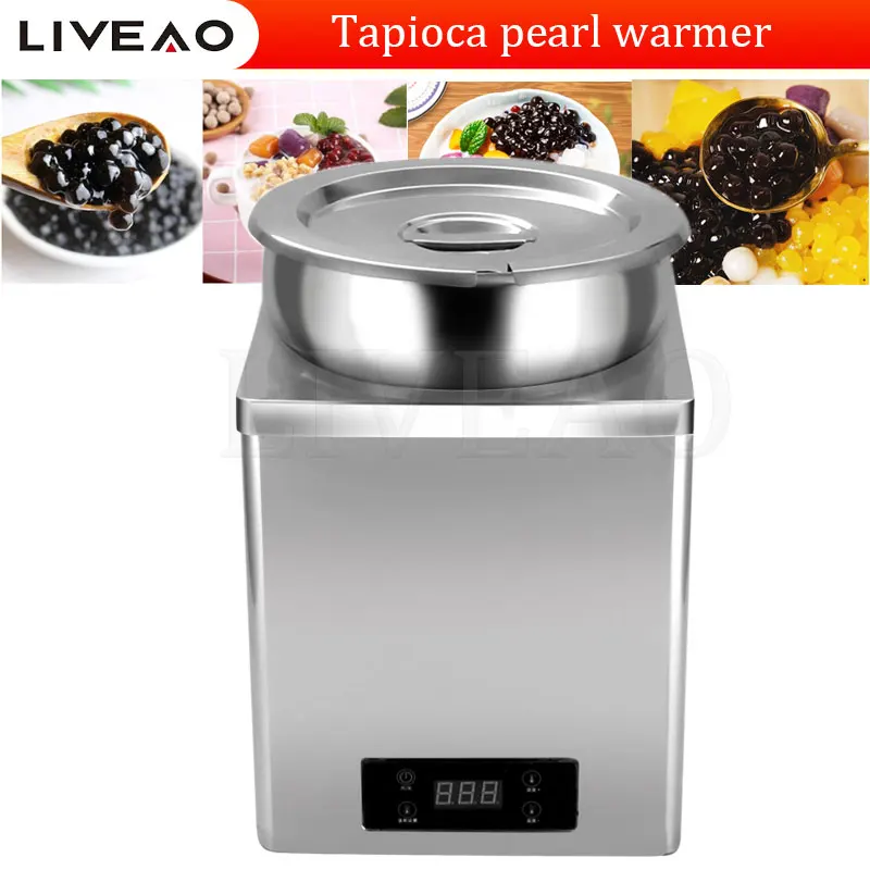 3/7L Automatic Bubble Tea Tapioca Pearl Cooker Food Warmer Tapioca Balls Making Machine