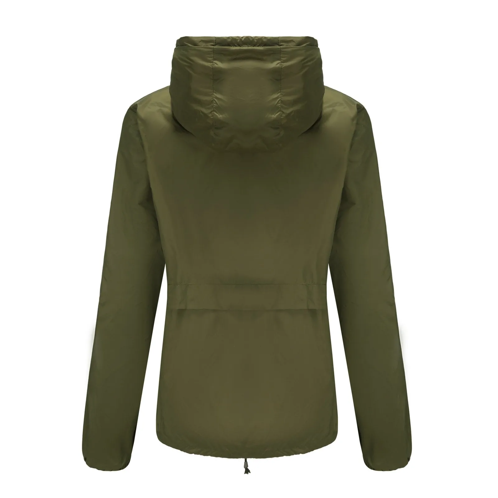 Rompevientos impermeable para mujer, abrigos transpirables con capucha a prueba de viento, chubasquero sólido informal, chaquetas de lluvia para correr al aire libre, Otoño e Invierno