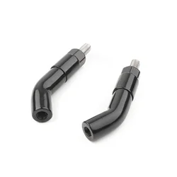 Aluminum Black Motorbike Mirror Stem Extenders For Harley Davidson Iron 1200 XL1200NS 2018-2019