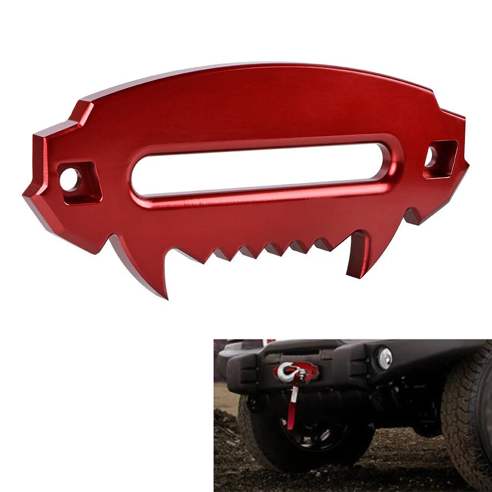 

Aluminum Hawse Fairlead for Synthetic Winch Rope Auto Parts Winch Cable Roller Fairlead Hawse Fairlead