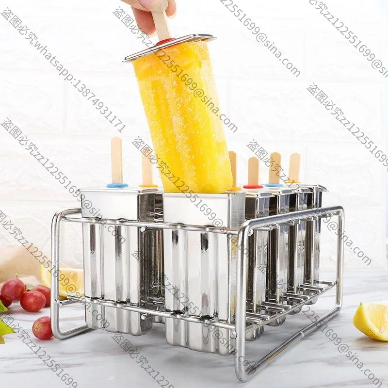 For 304 Stainless Steel Ice Cream Mold, DIY Homemade Internet Celebrity Popsicle Stick IceCream Ice Cube IceCream Model Making