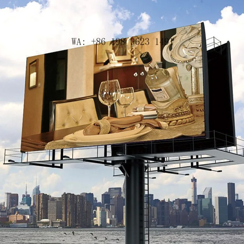 Full Color Outdoor LED Digital Signage High Brightness Waterproof Fixed Video Wall Panel for Shopping Mall Outdoor Advertising