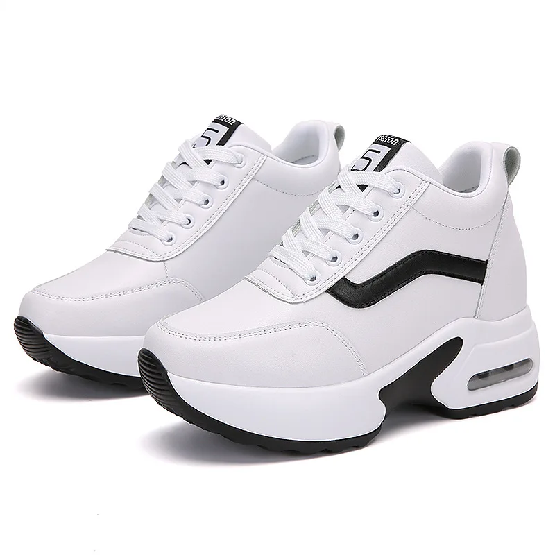 Large Women's Shoes 2023 Autumn and Winter New High Rise Shoes Thick Sole Casual Trend Matsuke Shoes