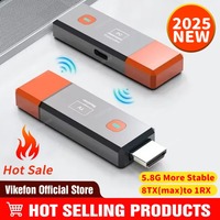 2025 Wireless HDMI Video Transmitter and Receiver Extender kit TV Stick Dongle Adapter For PC Camera Laptop To Projector Monitor