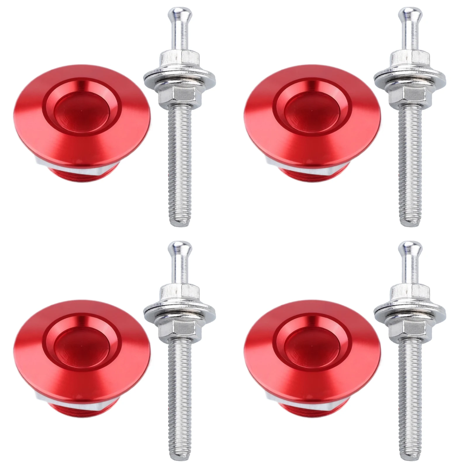 

4 шт. замки на капот из углеродного волокна для дополнительной страховки безопасности для автомобильного замка на капот автомобиля черный