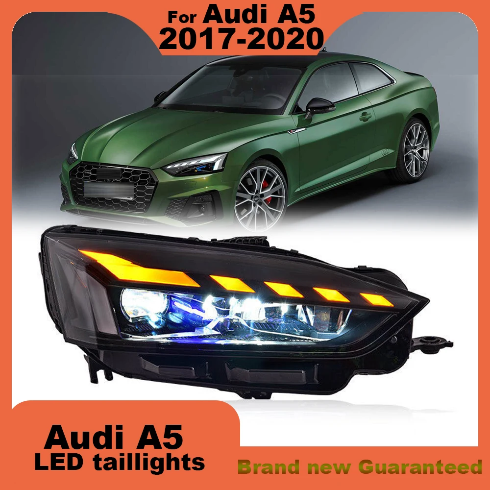 

headlamp For Audi A5 s5rs5 2017 2018-2020 upgrade Laser Lenses Lamp Head Front Light Daytime running light headlight Accessories