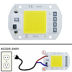 LED COB Lampe Perle 10W 20W 30W 50W AC 220V 240V IP65 Smart IC keine Notwendigkeit Fahrer DIY Flutlicht Led-lampe Scheinwerfer Im Freien Chip Lampe