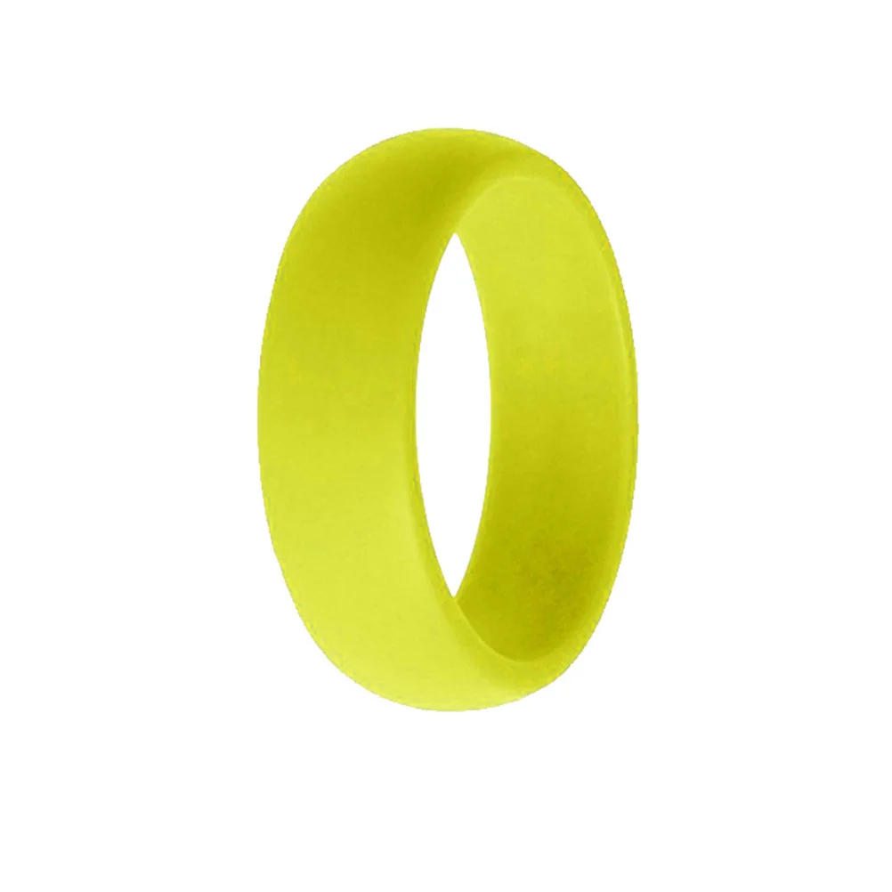 

10 Pcs Silicone Ring Unisex Rings European and American Alternative Wedding for Women