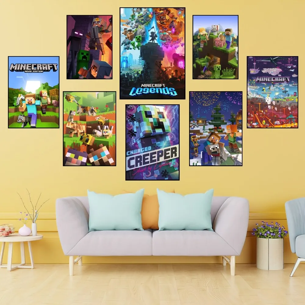 Game Mine C-Crafts Cool Poster Prints Wall Painting Bedroom Living Room Decoration Office Small