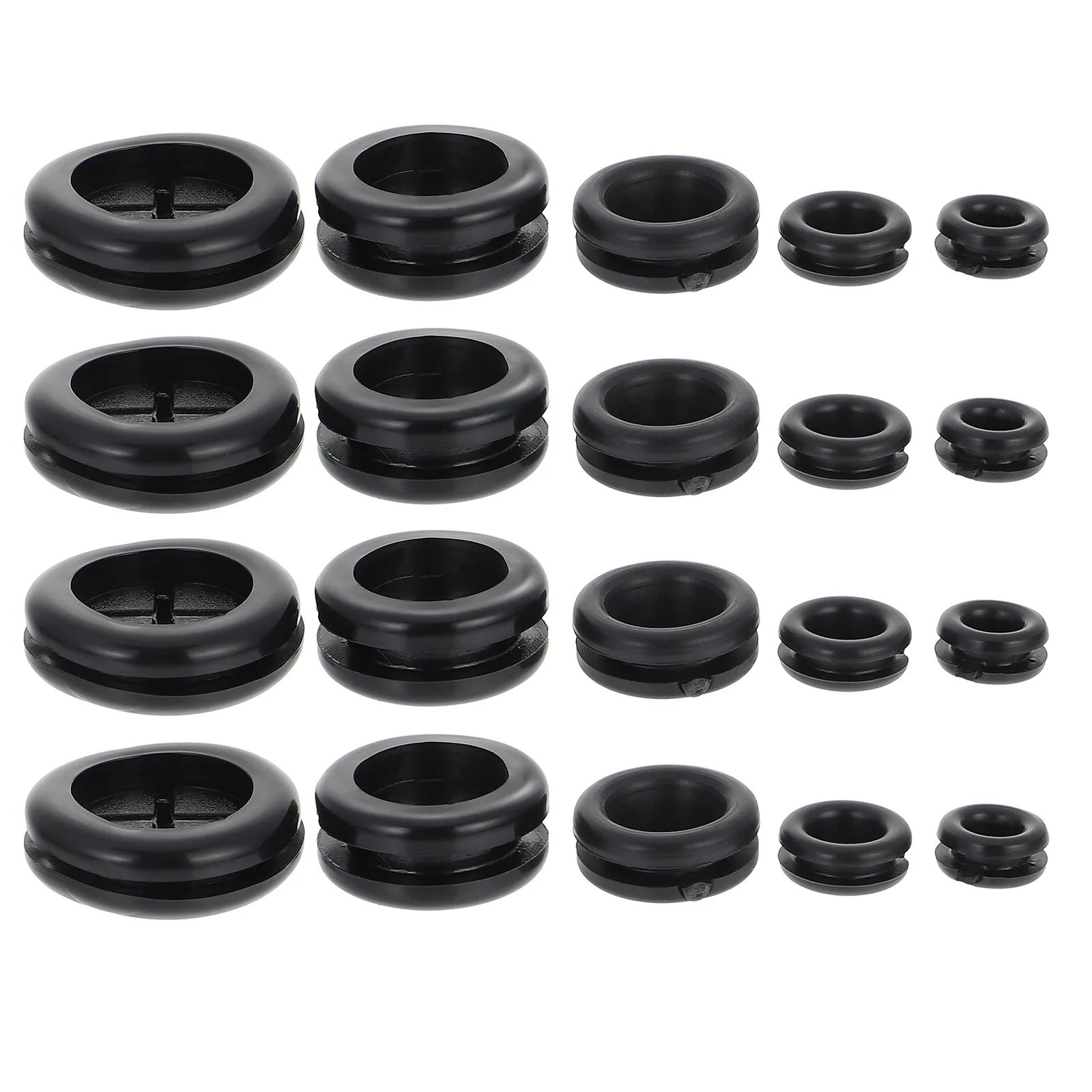 50pcs Rubber Grommets for Electrical Wires – Heat-Resistant Protective Washers & Sealing Hole Plugs