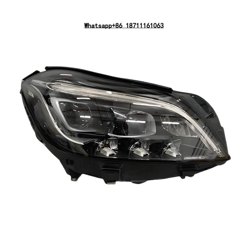 CLS W218 High-end LED Geometric Headlight Compatible with Car Light Accessories 6000k Color