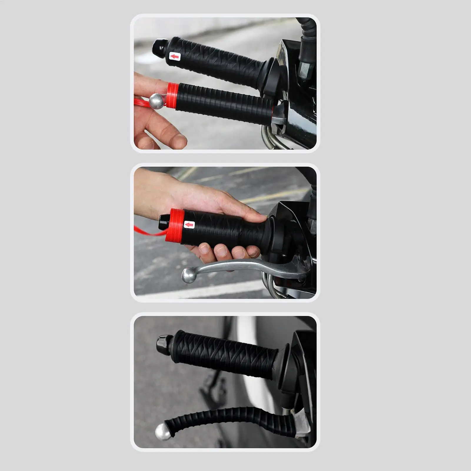 

Motorcycle Grip Covers Silicone Brake Lever Sleeve Handlebar Brake Lever Grip Covers For Bikes Scooters Mountain Road Bicycle