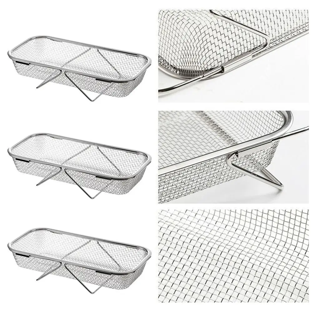 Multi-functional Retractable Kitchen Draining Rack Stainless Steel S/M/L Sink Drain Basket Vegetable Tableware Holder Kitchen
