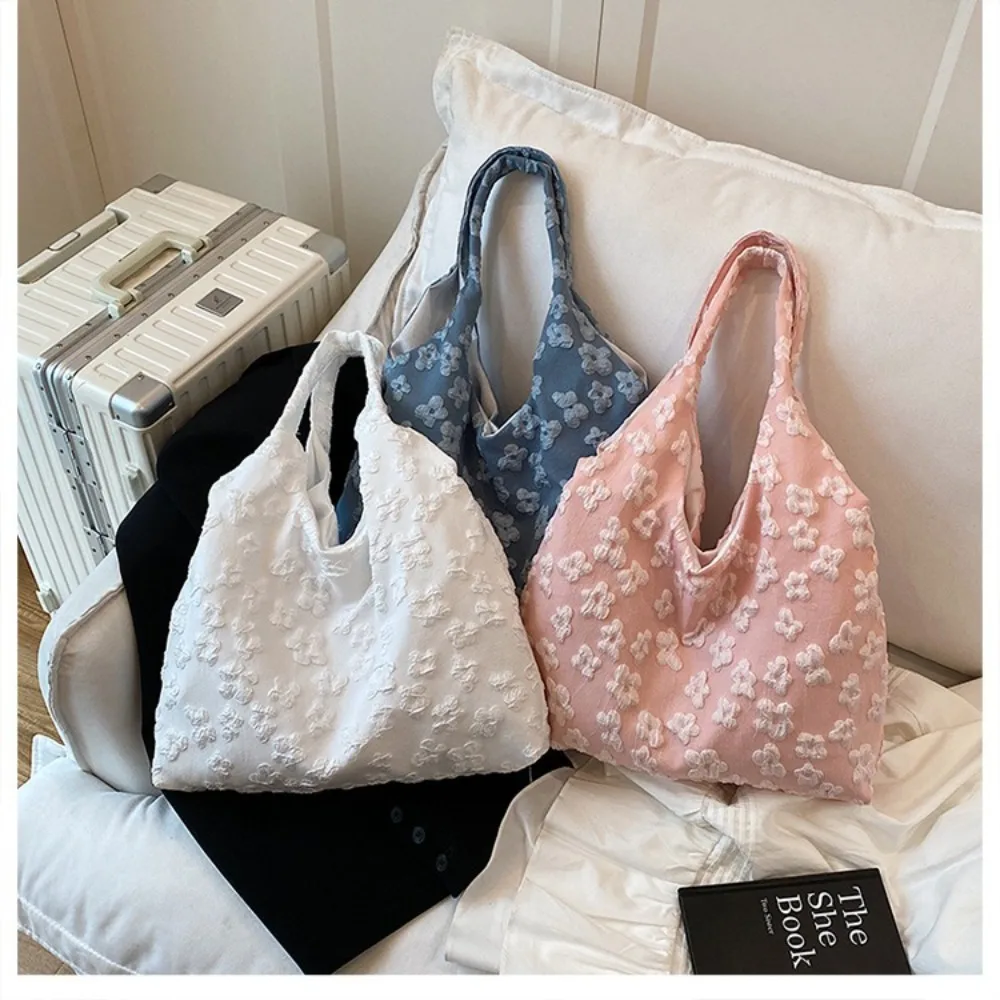 

Модная женская сумка в японском стиле, большая вместительная модная большая сумка с цветочным узором, сумка на плечо для женщин