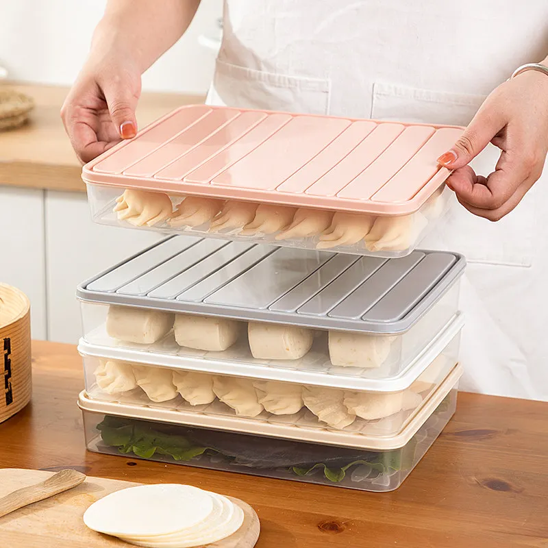 

Контейнеры для хранения пельменей в холодильнике, 2 шт., с крышкой, штабелируемые, для заморозки продуктов, для пельменей и хлеба