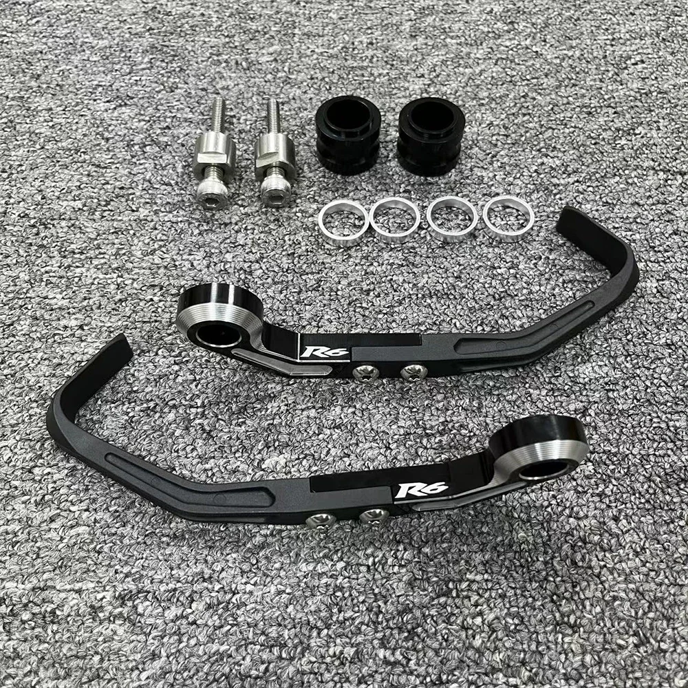 YAMAHA YZF-R6에 적합 2017 2018 2019 2020 2021 2022 2023 오토바이 브레이크 핸들은 조정 가능한 프로 핸드 가드를 보호합니다