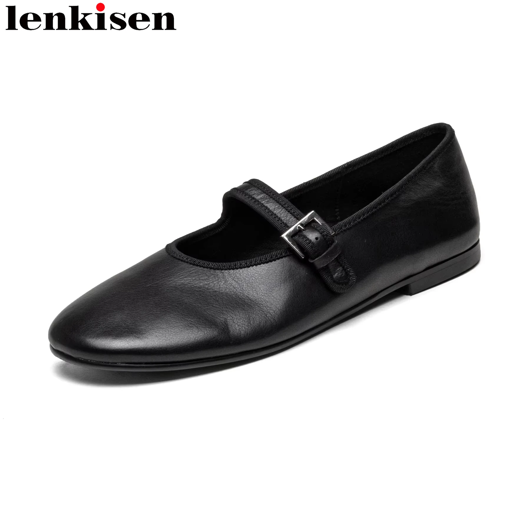 

Lenkisen Superstar из коровьей кожи с леопардовым принтом, весенние танцевальные туфли, повседневные элегантные удобные женские балетки Мэри Джейн на подиуме