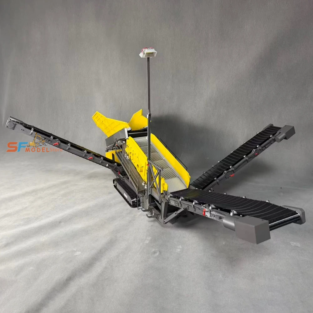1/14 Screening Machine Engineering Machinery Model Miniature Construction Site Scene RC Truck Electric Sand Screening Machine