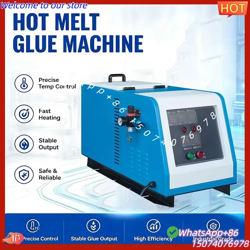 2026 Hot Melt Adhesive Machine for Beautiful Jewelry Pattern Pasting Clothing Industry Case Packaging for Food Application